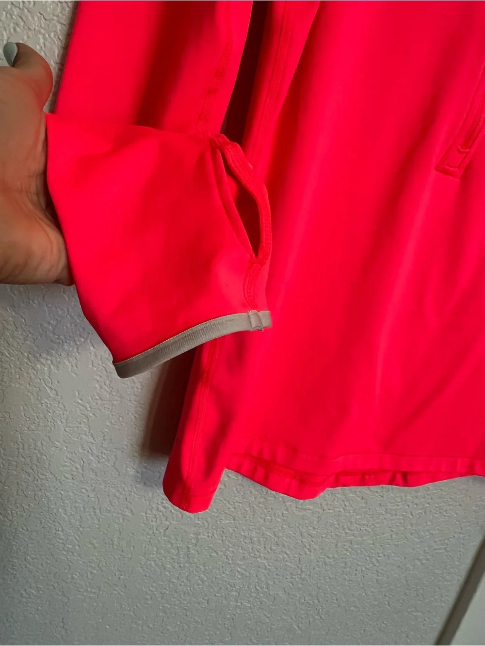 Nike Dri-FIT Neon Pink Half Zip Running Pullover Jacket